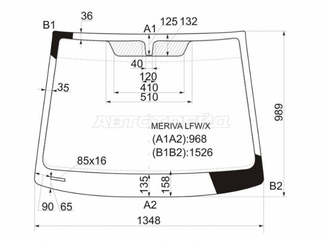 Лобовое стекло Opel Meriva A в Уфе, лобовое стекло Opel Meriva A Уфа